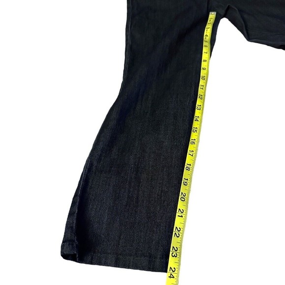 chicos fabulously slimming Dark Rinse jeans Elastic Waist cropped size 00/US 2 - Picture 9 of 9